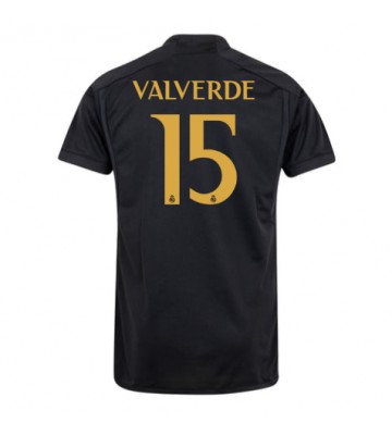 Real Madrid Federico Valverde #15 Replica Third Stadium Shirt 2023-24 Short Sleeve